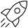 Rocket icon