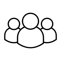 Global user network icon