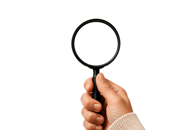 Magnifying Glass Tool Illustration